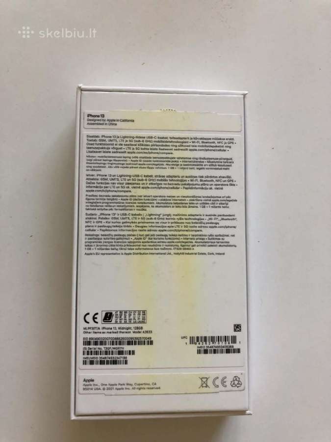 iPhone 13 128gb - nuotraukos Nr. 3