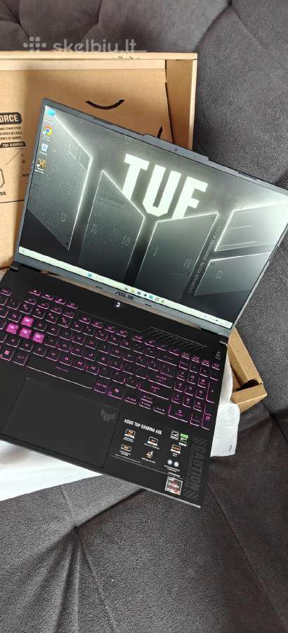 Parduodu nauja žaidimų kompiuterį Asus Tuf A16 - nuotraukos Nr. 9