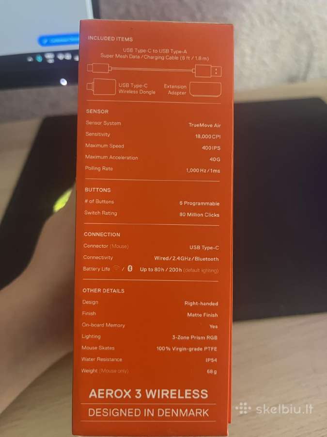 Steelseries Aerox 3 - nuotraukos Nr. 16
