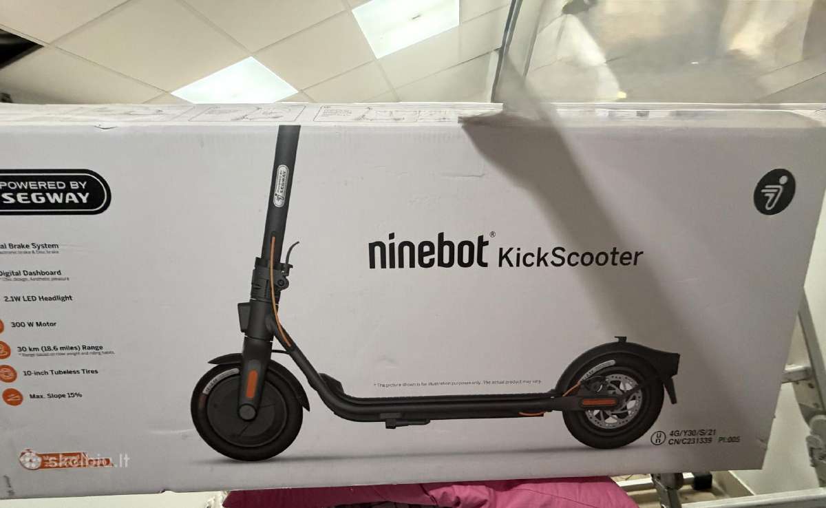 Paspirtukas Ninebot F30 - nuotraukos Nr. 4