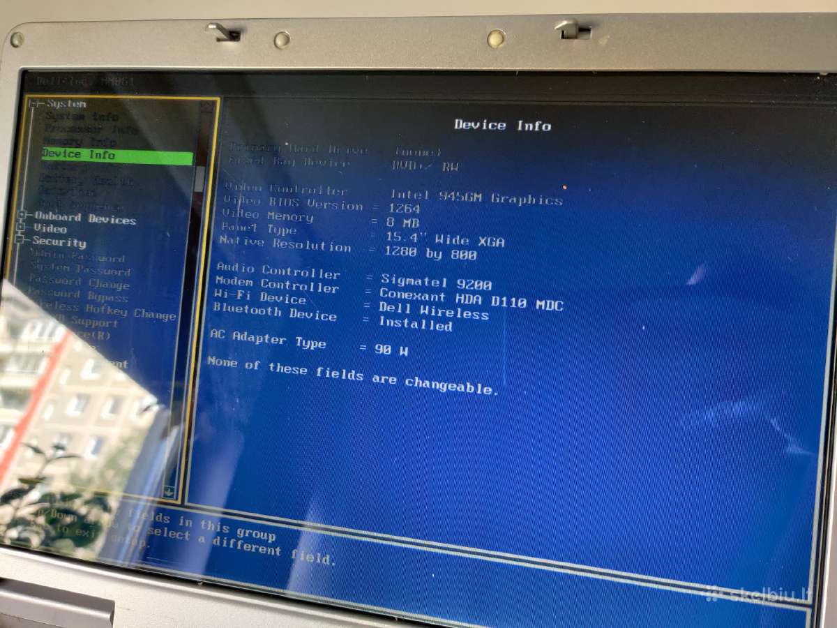 Dell Inpiron 6400 - nuotraukos Nr. 3