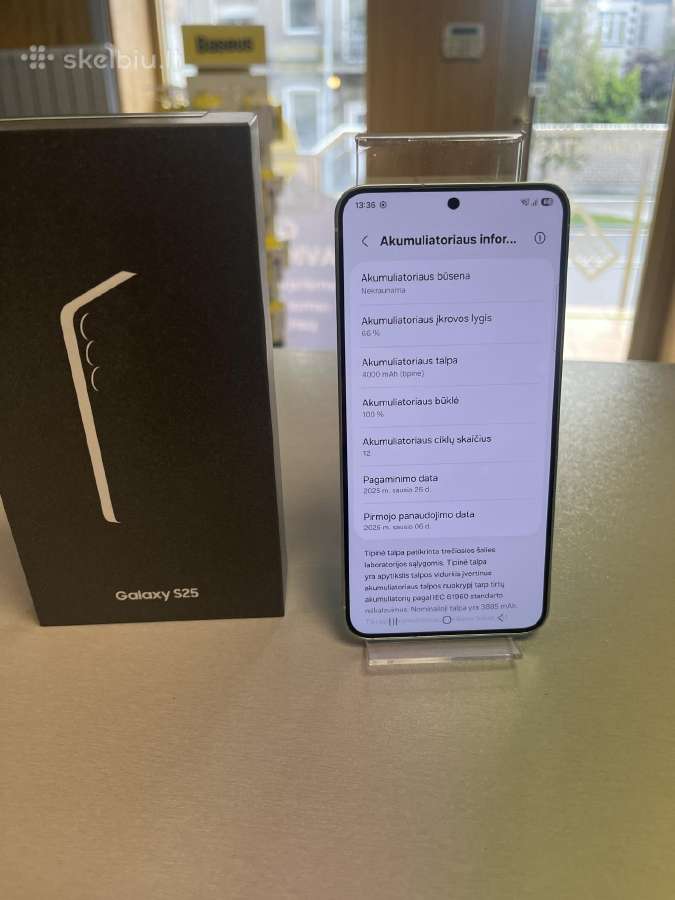 Parduodamas geros būklės Samsung s25, 128gb - nuotraukos Nr. 4