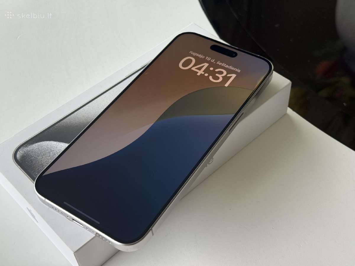 iPhone 15 Pro Max 256gb - nuotraukos Nr. 5