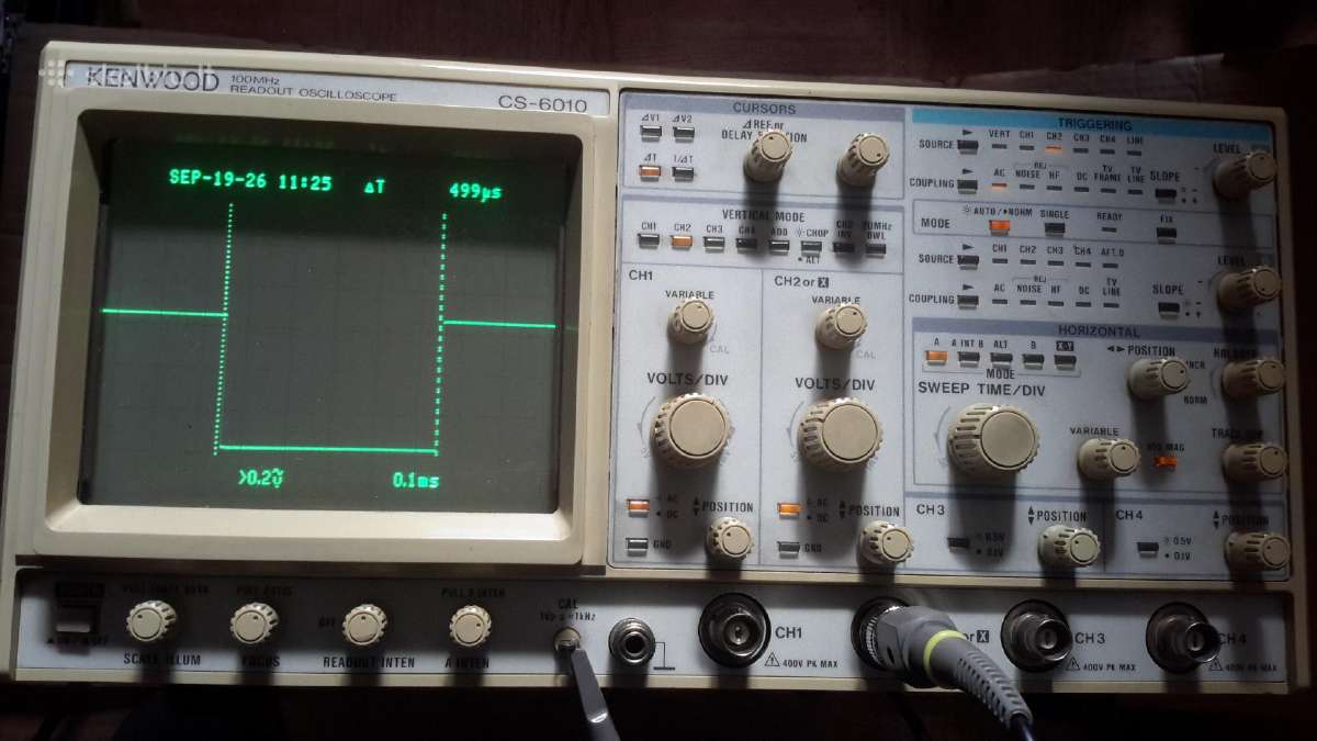 Oscilografas 100mhz - nuotraukos Nr. 2
