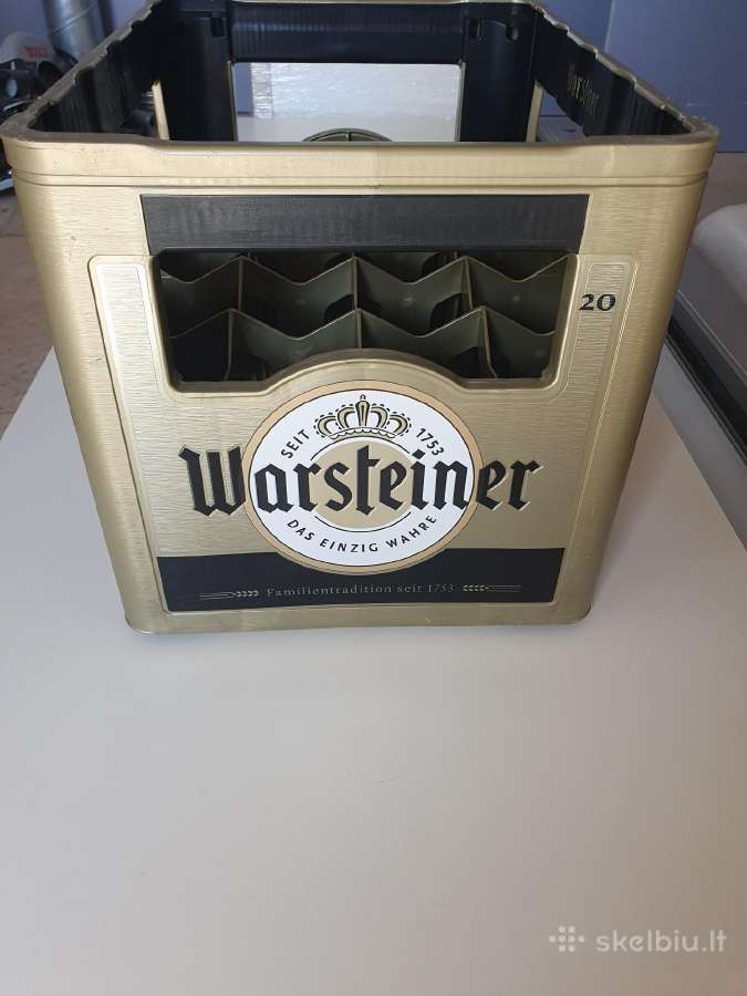 Warsteiner alaus butelių dėžė - nuotraukos Nr. 2