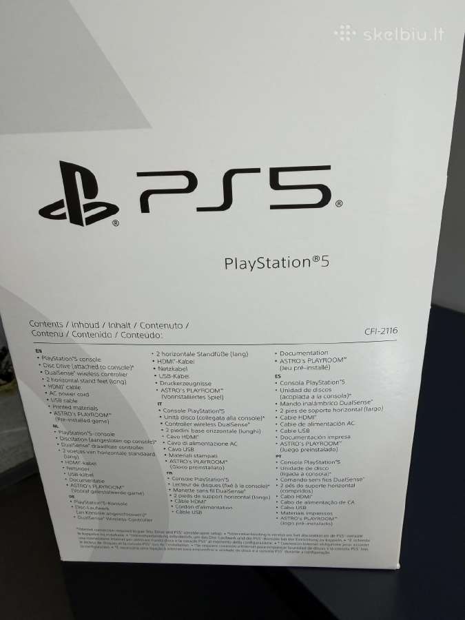 Naujas Playstation 5 slim 1tb disc drive - nuotraukos Nr. 2