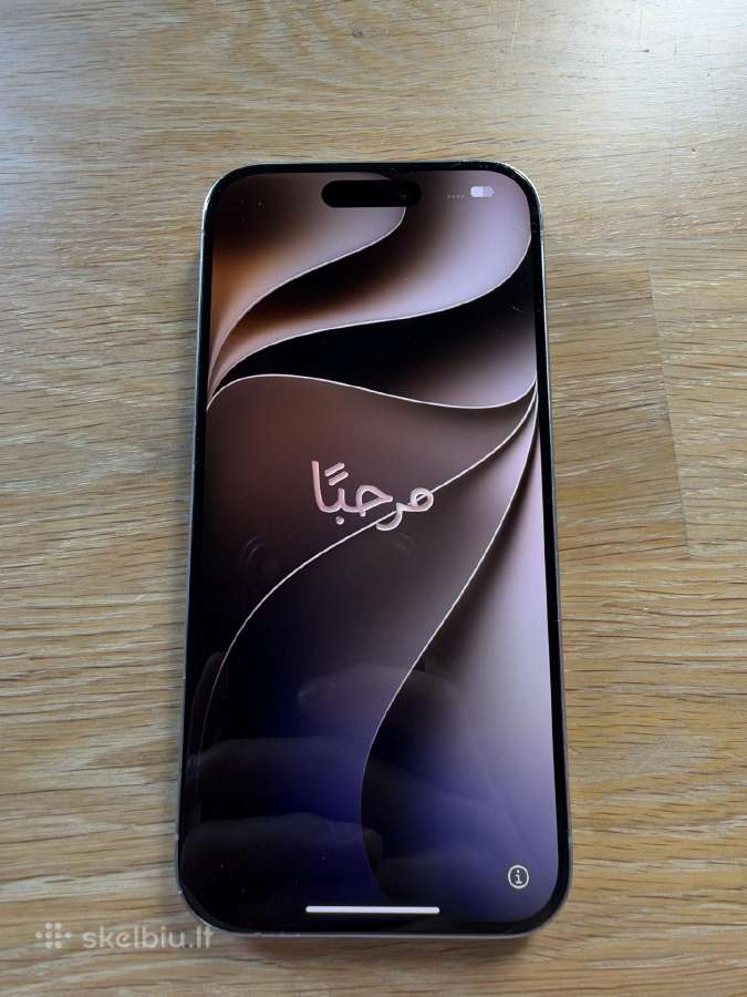iPhone 15 Pro 128gb natural titanium - nuotraukos Nr. 2