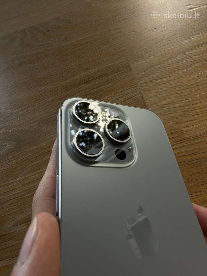 iPhone 15 Pro 128gb natural titanium - nuotraukos Nr. 3