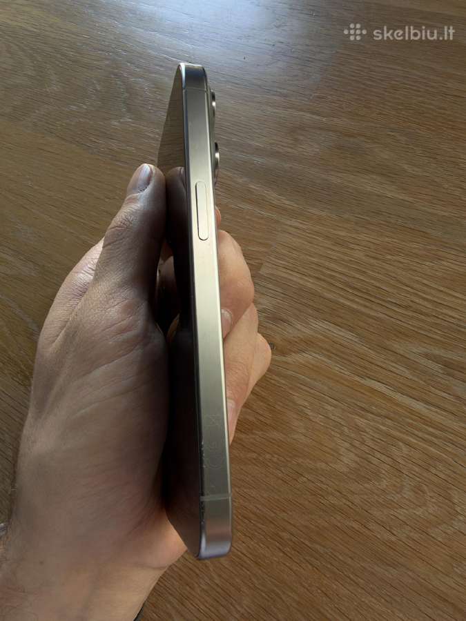 iPhone 15 Pro 128gb natural titanium - nuotraukos Nr. 6