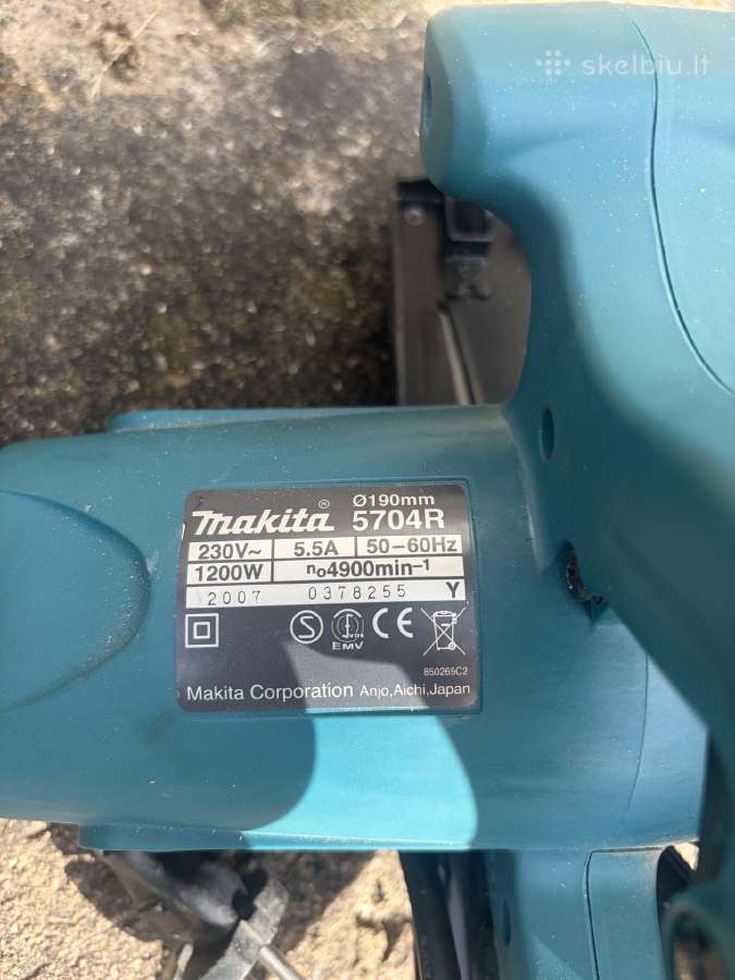 Makita diskinis elektrinis pjūklas - nuotraukos Nr. 2