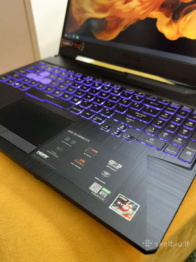Galingas Asus Tuf A15 žaidimų kompiuteris - nuotraukos Nr. 2