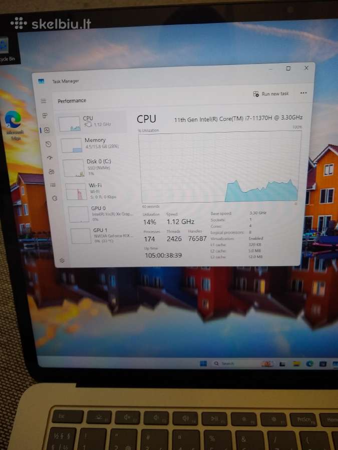 Surface Studio i7-11370h/rtx3050 - nuotraukos Nr. 8