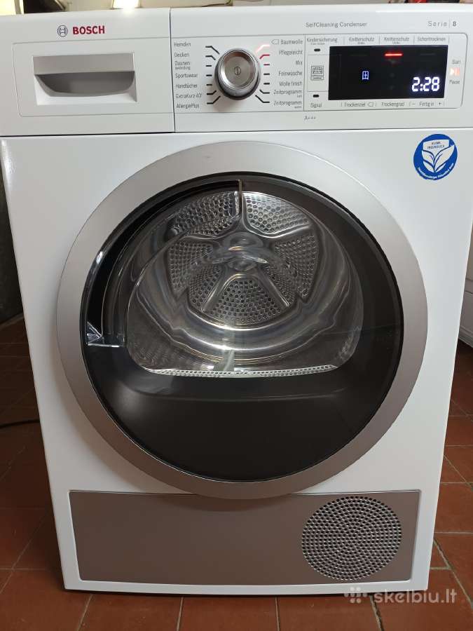 Bosch 8serijos 8 kg A+++ su garantija - nuotraukos Nr. 4