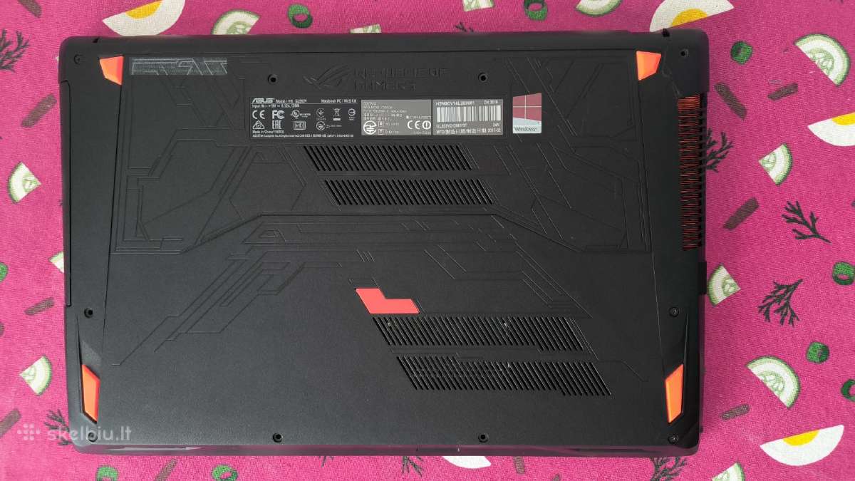 Asus Rog Strix Gl553v - nuotraukos Nr. 6