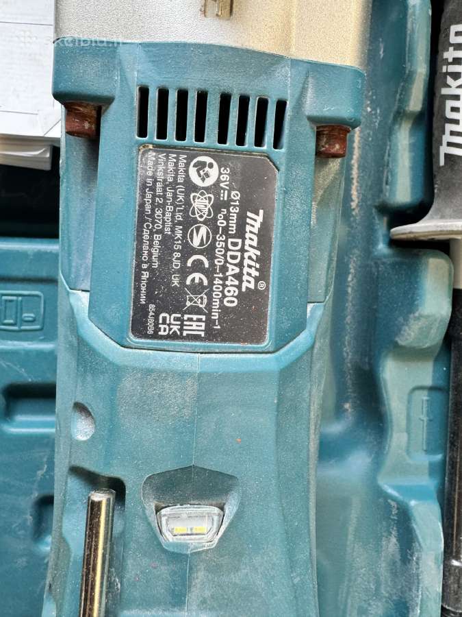 Makita Dda460 akumuliatorinis kampinis gręžtuvas - nuotraukos Nr. 3