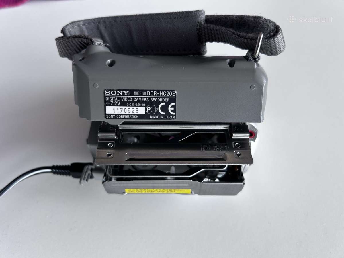 Sony Mini Dv kamera Dcr-hc20e - su defektu - nuotraukos Nr. 6