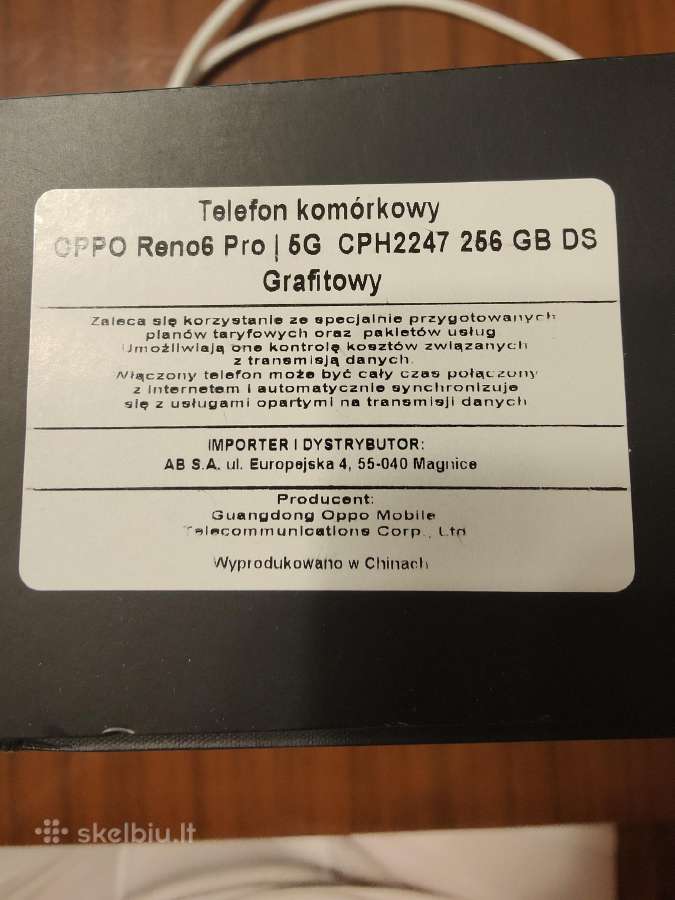 Oppo Reno 6 Pro 5G - nuotraukos Nr. 17