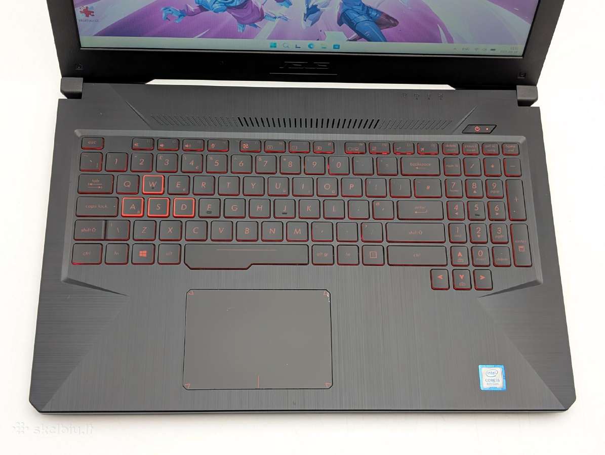 Asus Tuf Gaming i5-8300h Gtx 1050 16gb SSD+HDD - nuotraukos Nr. 5