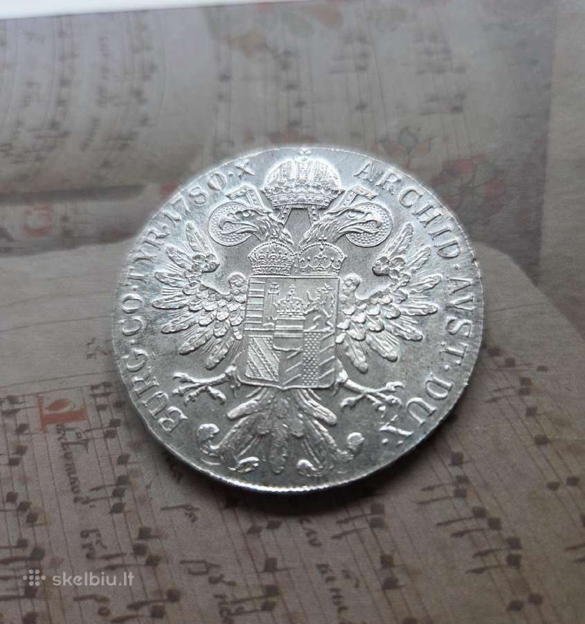 Taleria 1780 Austrija - restrike - nuotraukos Nr. 2
