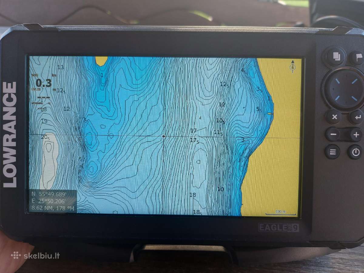 Lowrance eagle eye 9 su live sonaru - nuotraukos Nr. 3