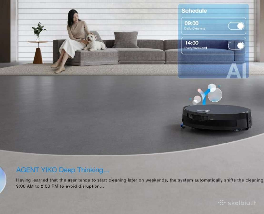 Ecovacs Deebot X12 Pro Omni Silver - nuotraukos Nr. 14