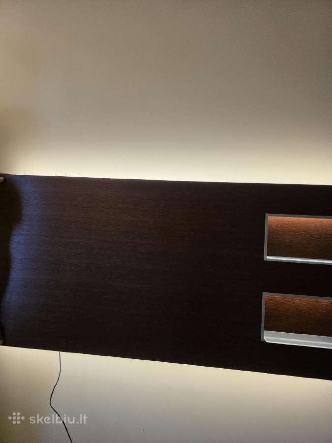 TV sienelė, akcentinė lentyna su LED - nuotraukos Nr. 11