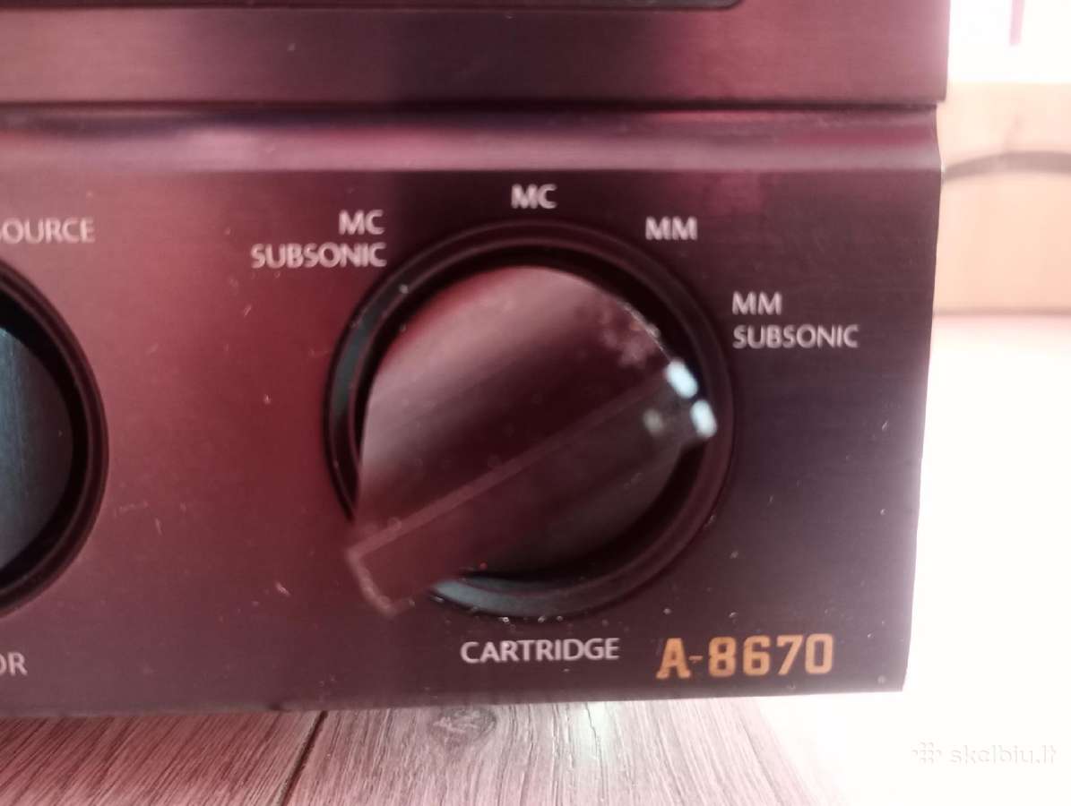 Onkyo integra a8670 - nuotraukos Nr. 2
