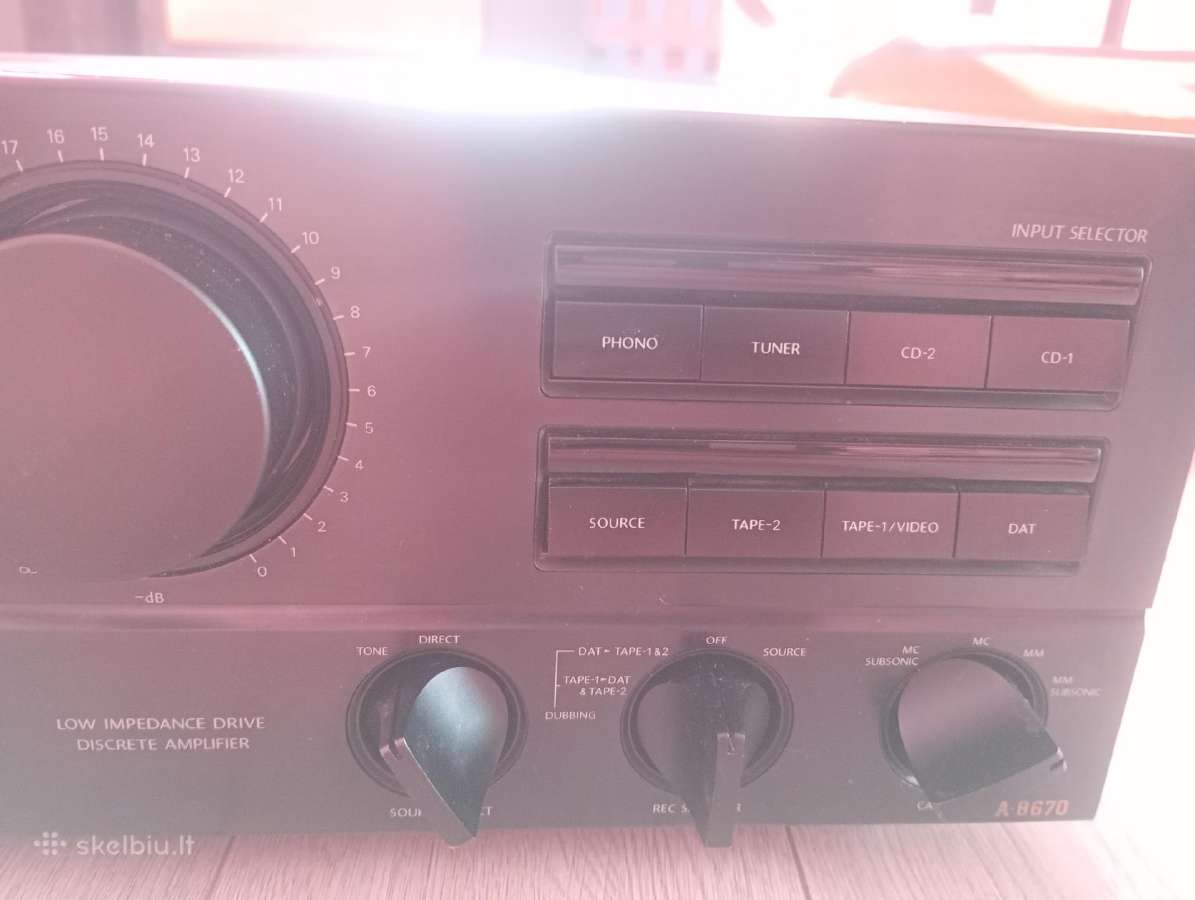 Onkyo integra a8670 - nuotraukos Nr. 4