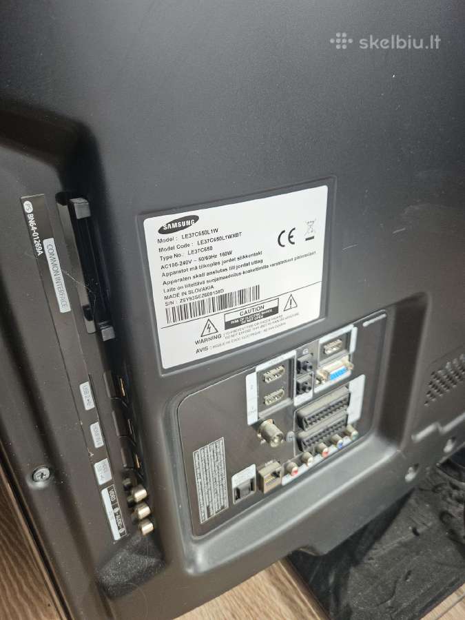 Samsung 37" Le37c650 - nuotraukos Nr. 3