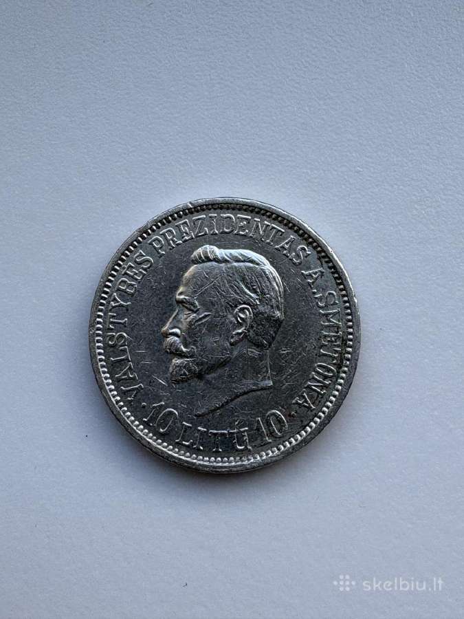 10 Litai 1938 m. Smetona - nuotraukos Nr. 3