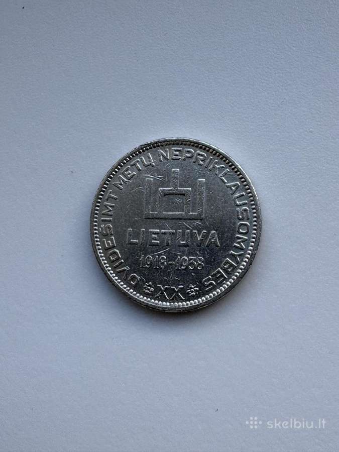 10 Litai 1938 m. Smetona - nuotraukos Nr. 4