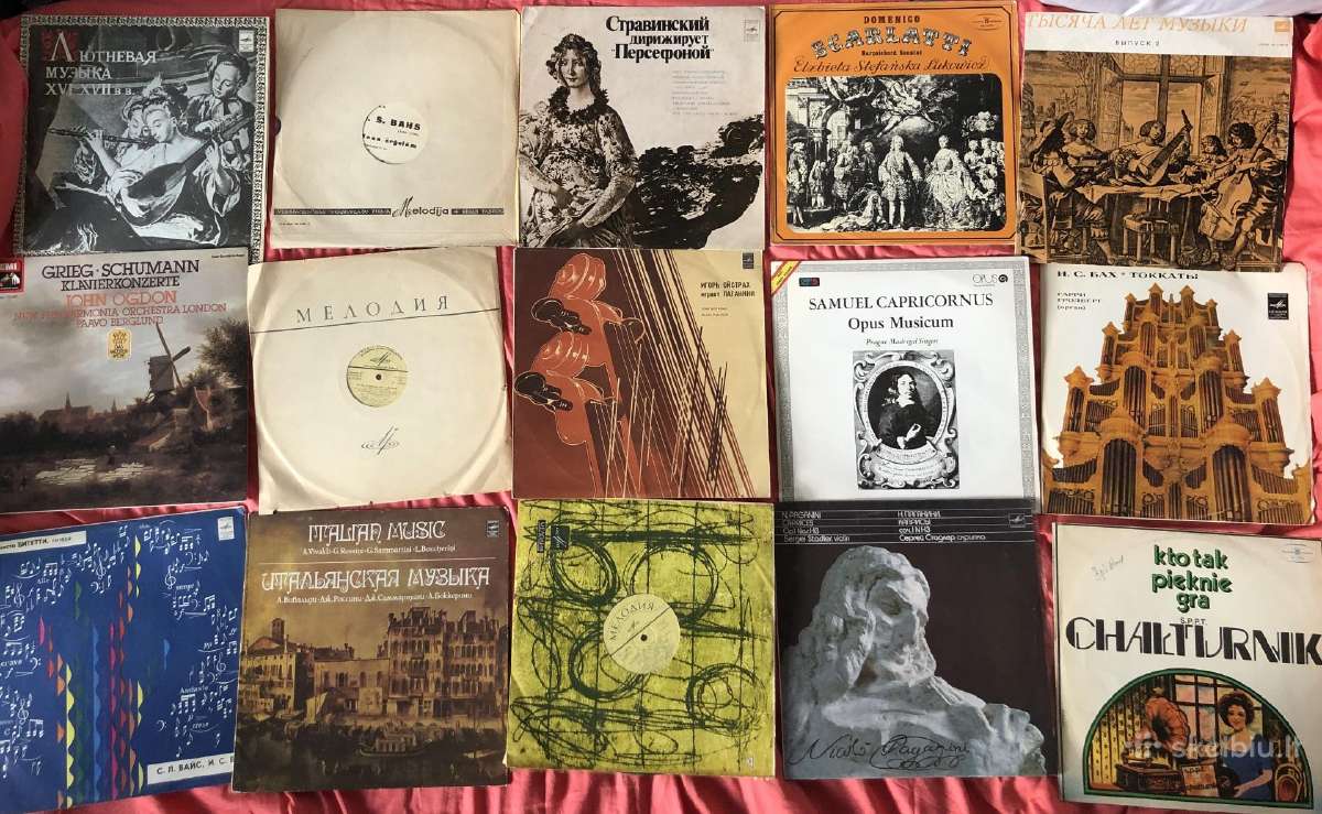 Vinilo ploksteles daug skirtingu - nuotraukos Nr. 2