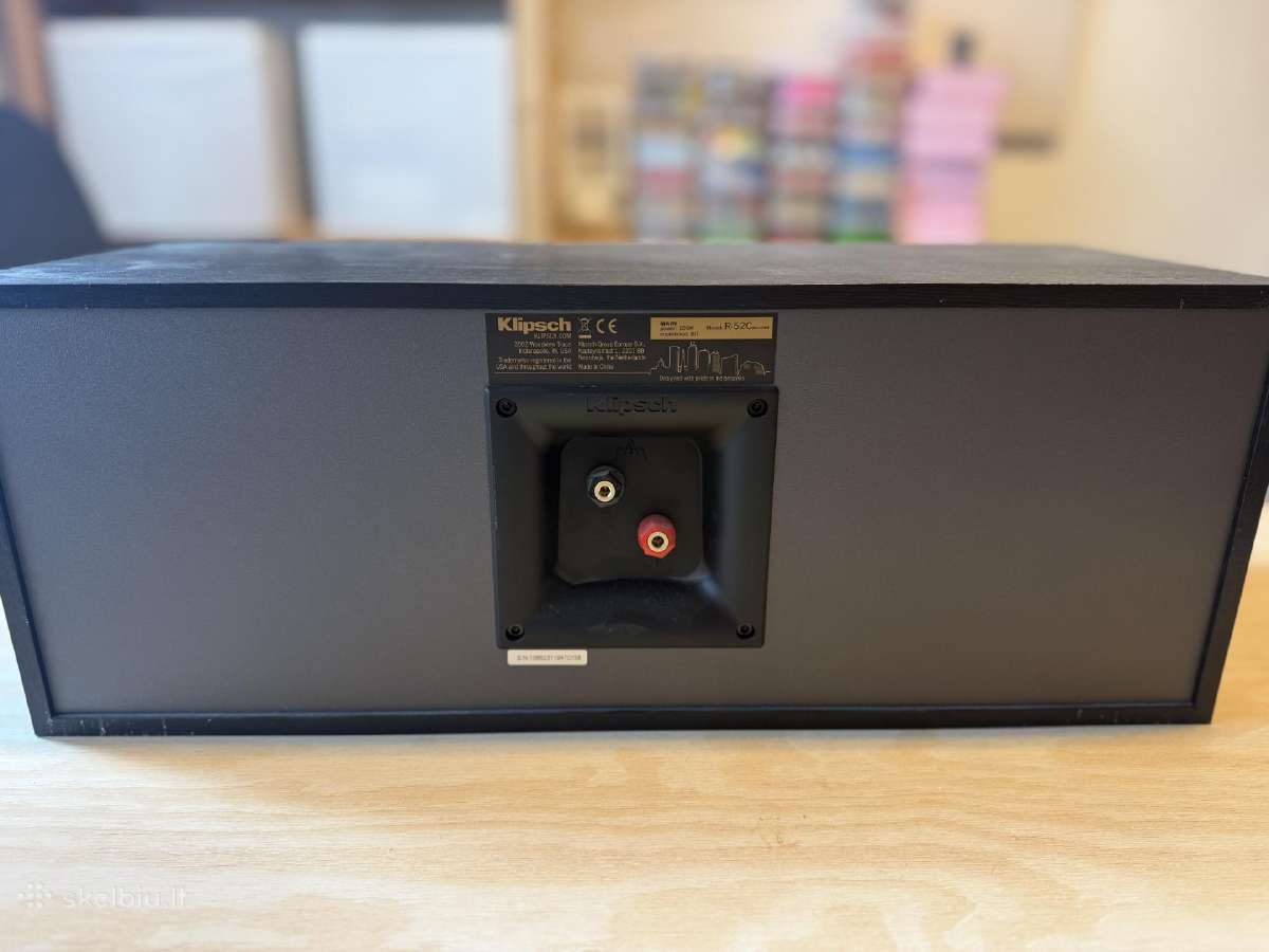 Klipsch R-52c centrinė kolonėlė - nuotraukos Nr. 2