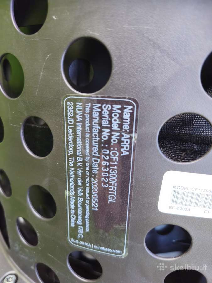 Nuna Arra I-size kėdutė su Isofix baze - nuotraukos Nr. 8