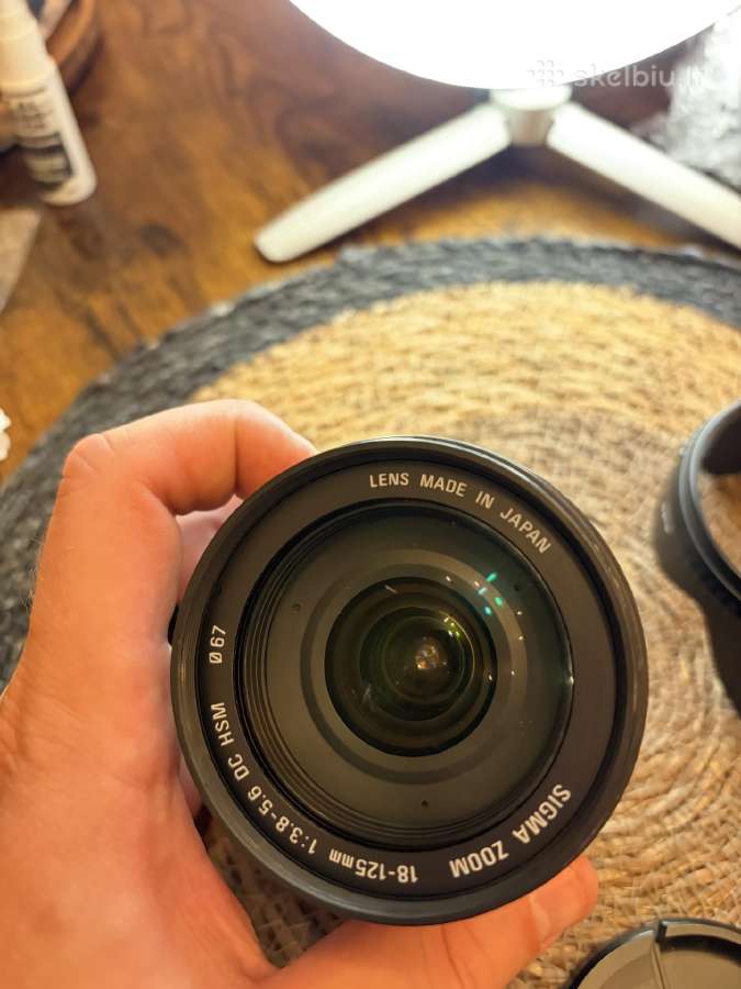 Sigma 18-125 sony a- mount objektyvas. - nuotraukos Nr. 2
