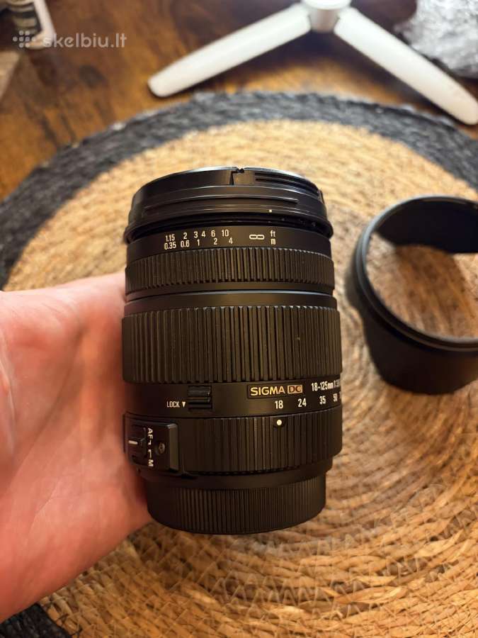 Sigma 18-125 sony a- mount objektyvas. - nuotraukos Nr. 4