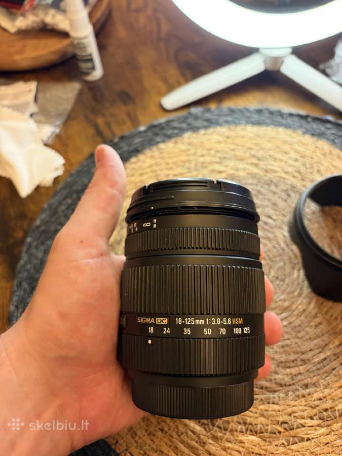 Sigma 18-125 sony a- mount objektyvas. - nuotraukos Nr. 5