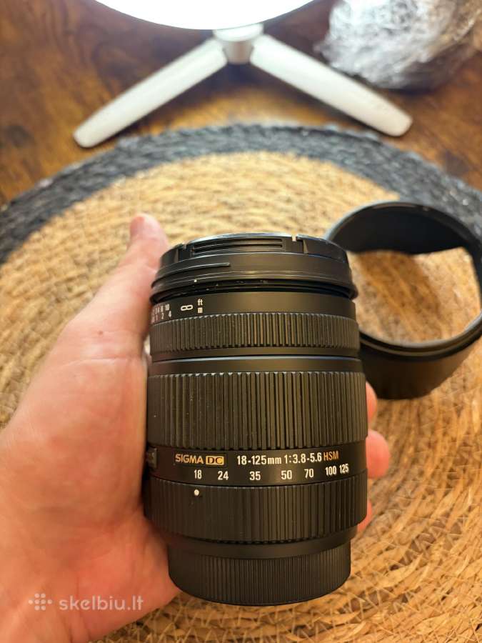 Sigma 18-125 sony a- mount objektyvas. - nuotraukos Nr. 6