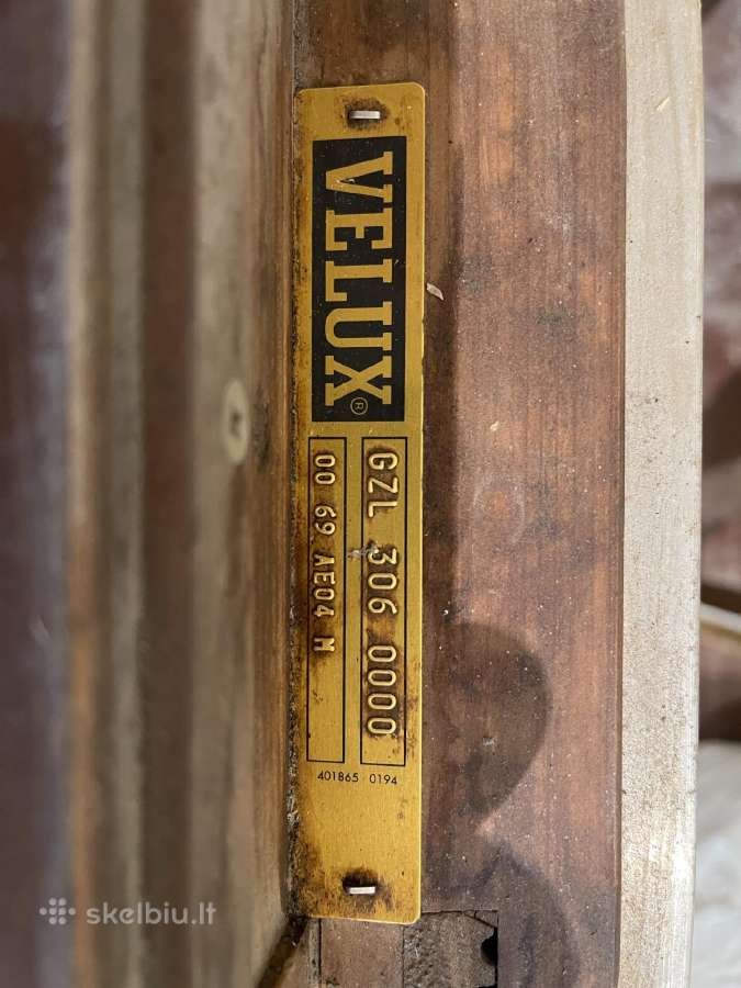 Velux stoglangis 78x118 su rėmu – naudotas - nuotraukos Nr. 3