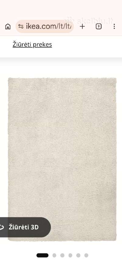 Ikea kilimas 170x240 - nuotraukos Nr. 2