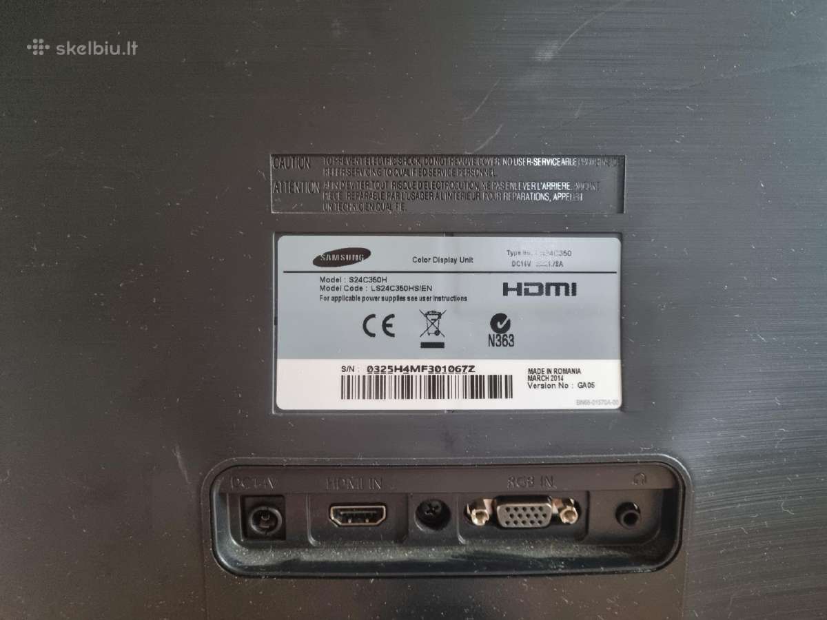 Samsung 24 colių Full HD monitorius - nuotraukos Nr. 3