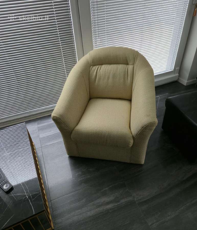 Sofa lova su foteliu - nuotraukos Nr. 4