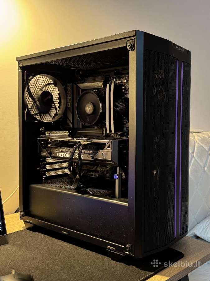 Žaidimų kompiuteris – Ryzen 7 7800x3d + Rtx 4070 S - nuotraukos Nr. 2