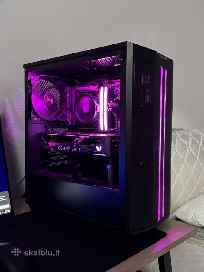 Žaidimų kompiuteris – Ryzen 7 7800x3d + Rtx 4070 S - nuotraukos Nr. 13