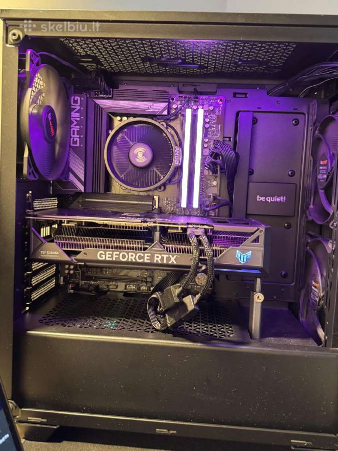 Žaidimų kompiuteris – Ryzen 7 7800x3d + Rtx 4070 S - nuotraukos Nr. 19
