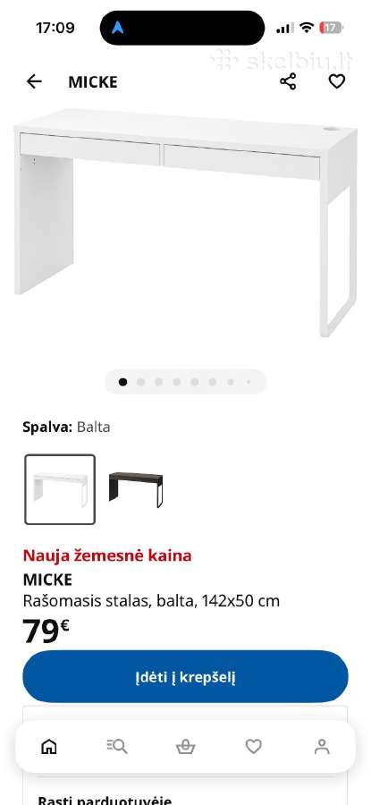 Ikea rašomasis stalas - nuotraukos Nr. 4