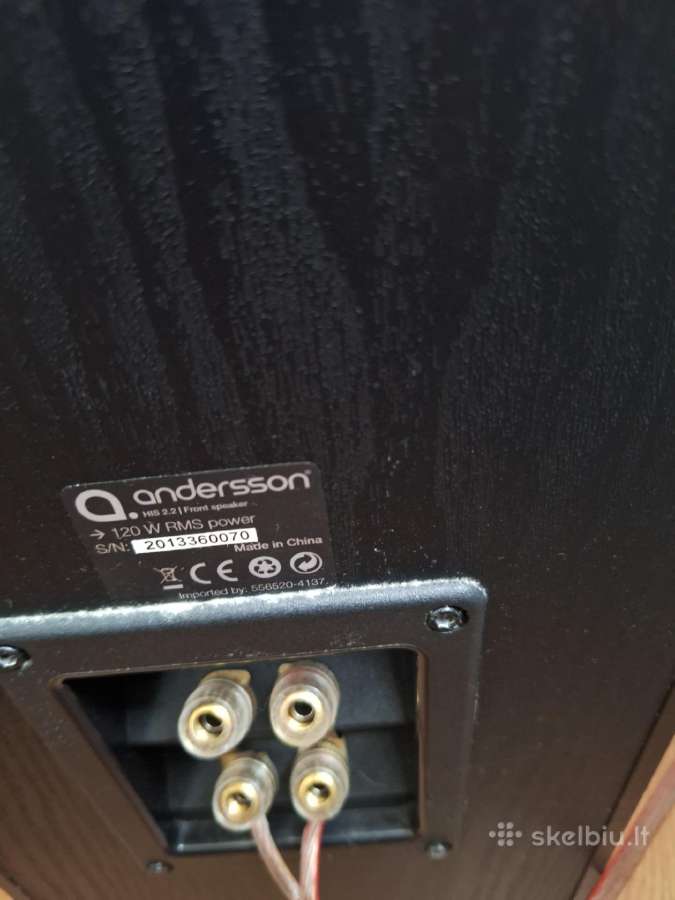 Yamaha Rx-v663+andersson 2.1 garso sistema - nuotraukos Nr. 7