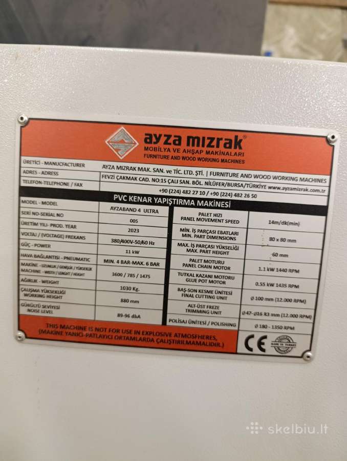 Briaunų laminavimo staklės Ayzaband 4 ultra - nuotraukos Nr. 4
