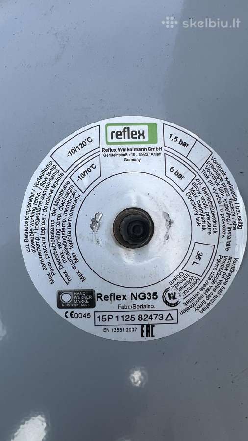 Išsiplėtimo indai Reflex Ng35 ir - nuotraukos Nr. 2