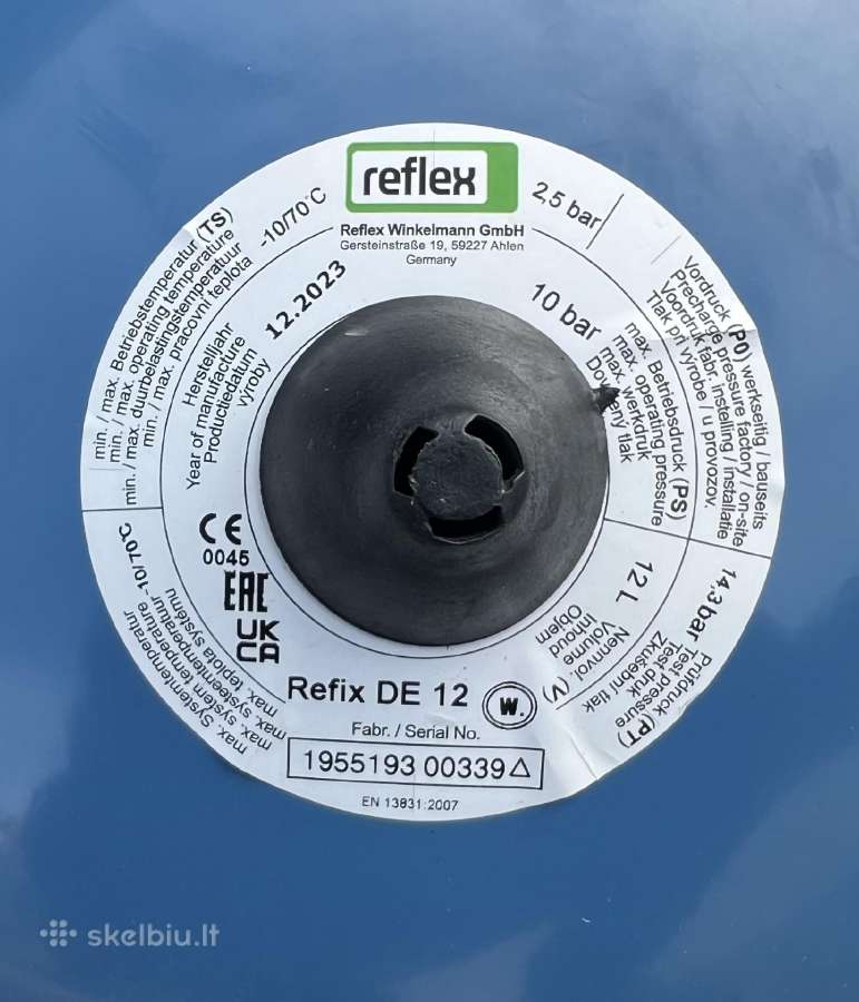 Išsiplėtimo indai Reflex Ng35 ir - nuotraukos Nr. 4